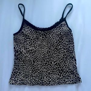 Brandy Melville Leopard Belle Tank
